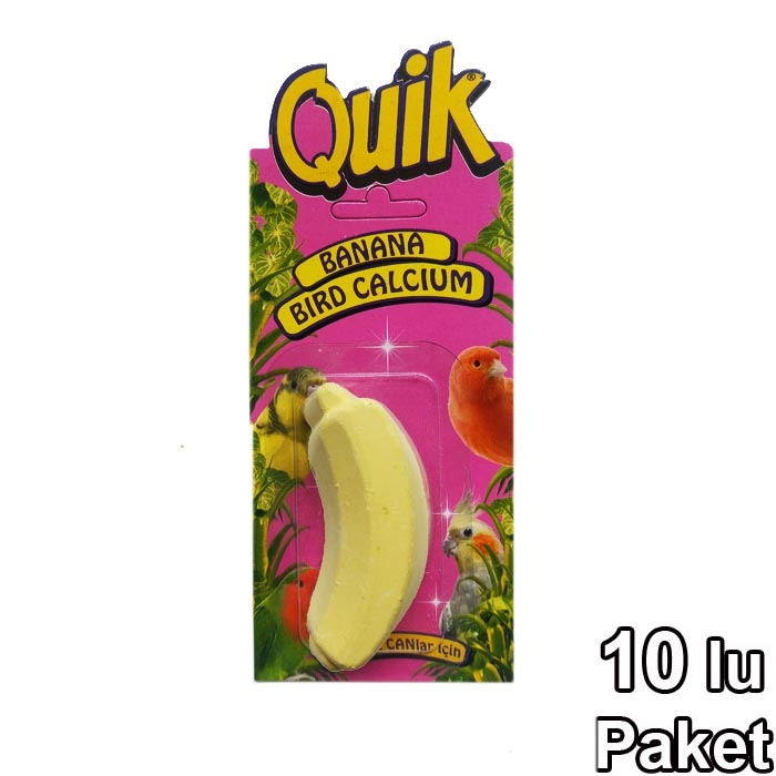 Quik Bird Banana Calcium  0.045GRX10PCS