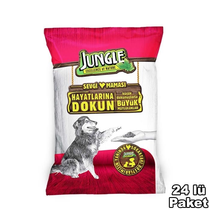 Jungle Adult Dog Food with Lamb 125 gr **24 PCS**